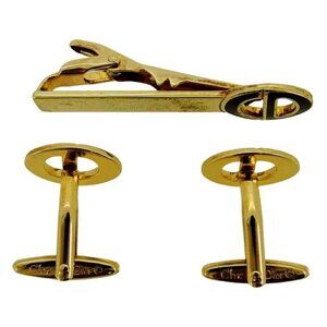 Christian Dior cuffs Gold black Women Authentic secondhand